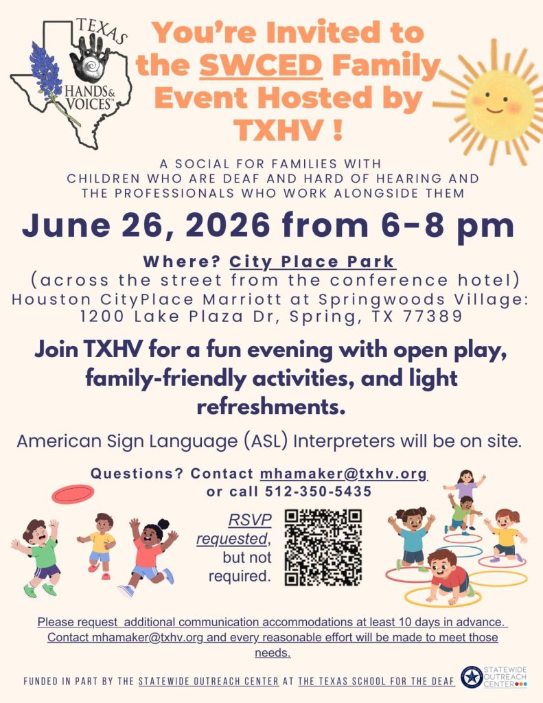 SWCED Family Event Flyer