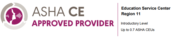 ASHA CEU Provider 0.7 2026 SWCED Online Sessions